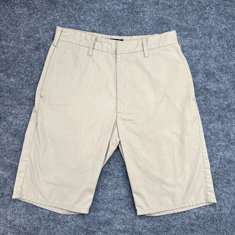 Stussy Shorts Mens 31 Classic Gramps Chino Khaki Skateboard 11" Inseam Casual